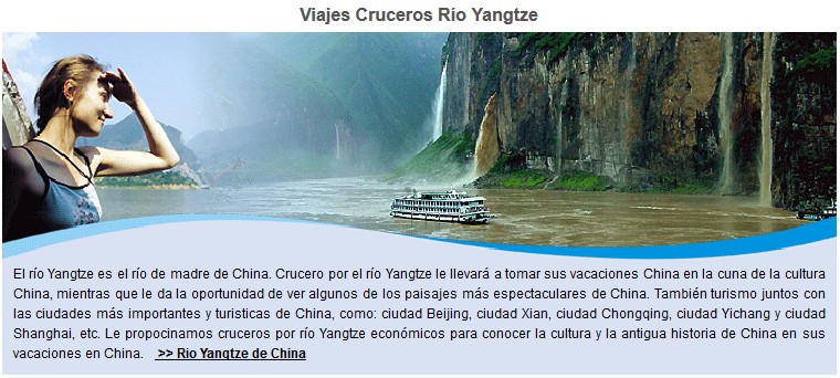 viajar por rio Yangtze